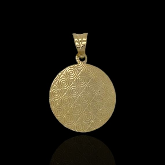 Saint Joseph Medallion Pendant - 10K Yellow Gold - Etsy