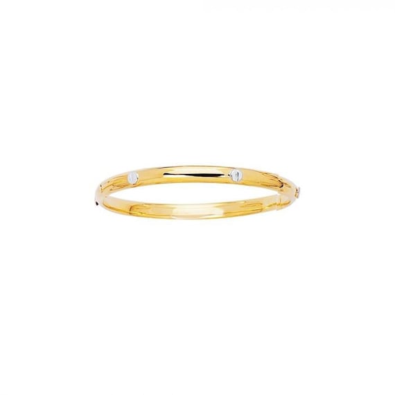 Nail Bangle Head Lock 18k Saudi Gold (20cm XLARGE) 6.80g #ALBUM169