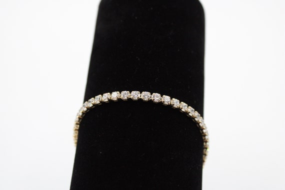 10k 14k Tennis Bracelet Gold Tennis Bracelet Cubic Zirconia