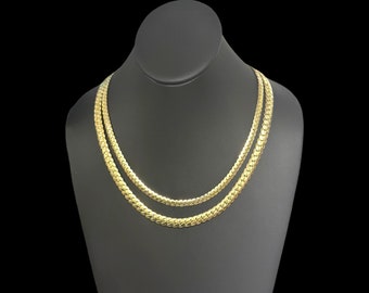 国内外最安値 10k マイアミネックレス 中空 アメリカンジュエリー 金