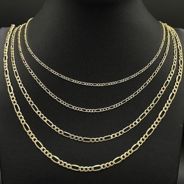 14k gold tie chain