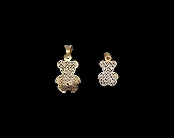 Teddy Bear - 14K Yellow Gold