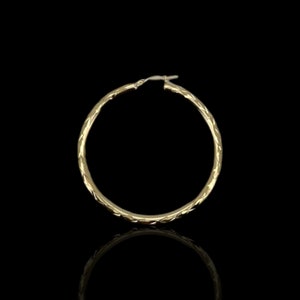 Hoop Earrings - 10K Yellow Gold
