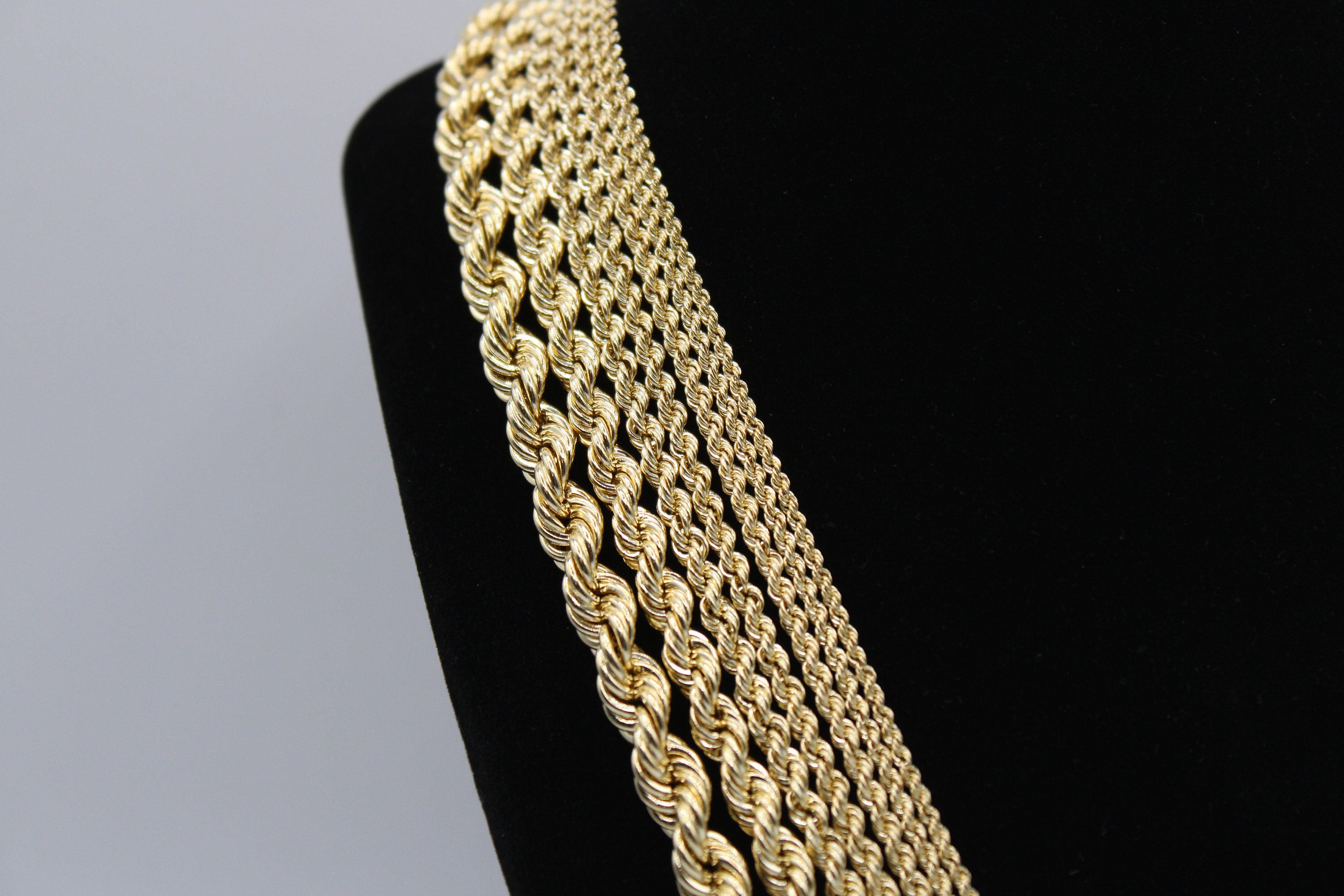 Collane Catena Tubolare Da Uomo In Oro 18 Carati Lunghezza: 50 Cm 40,3g - Foto 4