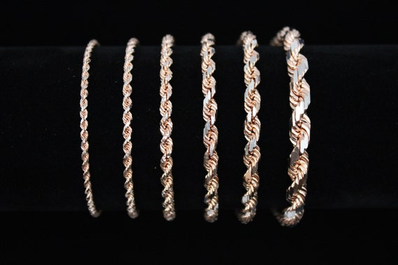 10 K 3.0 Mm Diamantschliff Quadruple Seil Kette