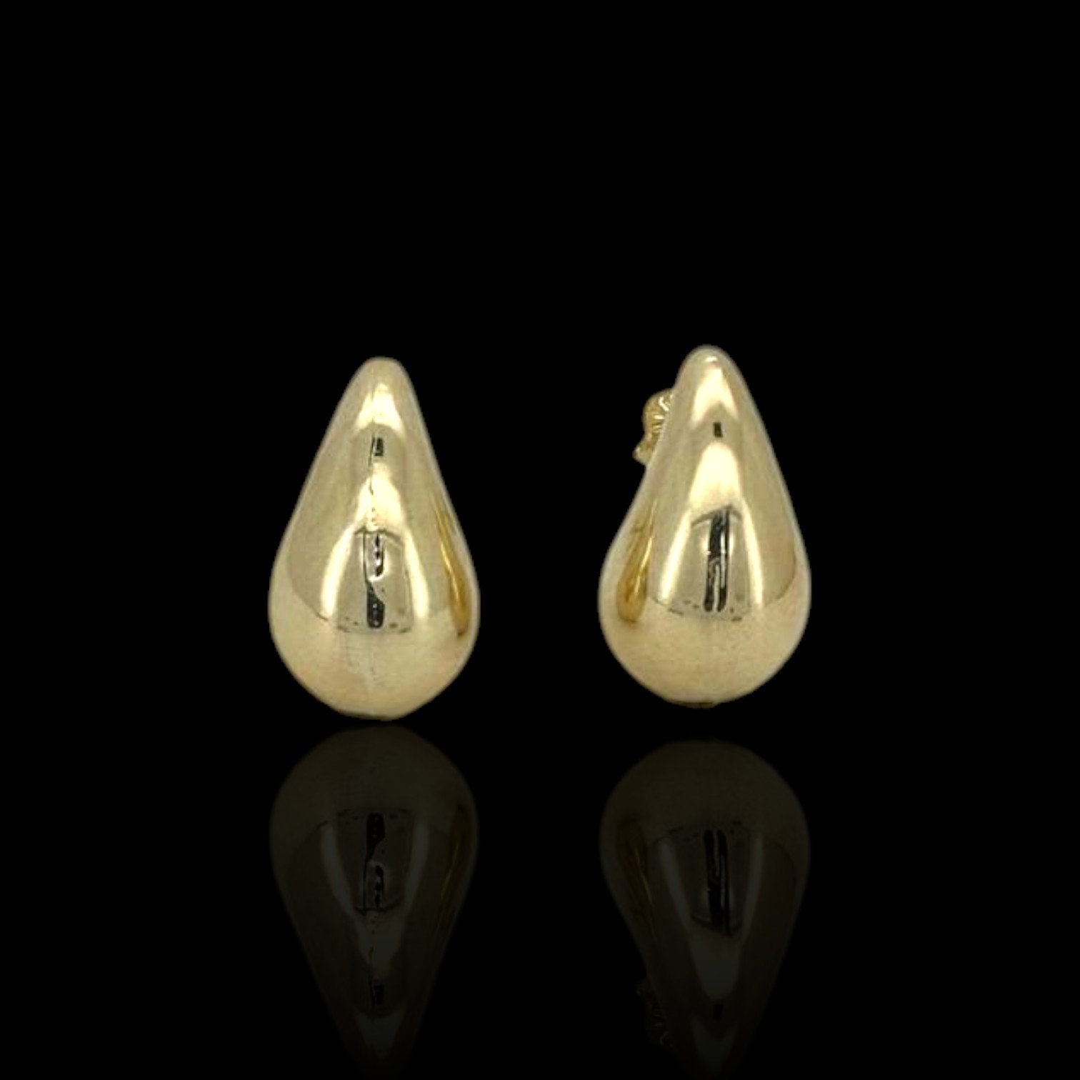 超話題新作 Water Etsy - Gold Yellow 10K - Earrings Drop アクセサリー
