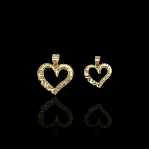 Heart Cz Pendant - 10K Yellow Gold