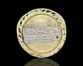 Abendmahl Ring - 10K Gelbgold