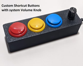 Custom Shortcut buttons with Volume knob