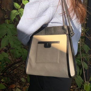 SOHO BAG (Black) | Canvas tote bag | designer handbag | shoulder bag | vegan handbag | eco friendly tote bag