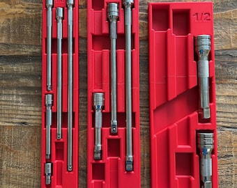 3D Printed Extension Tool Tray Organizer, Snap On Compatible, Made in USA