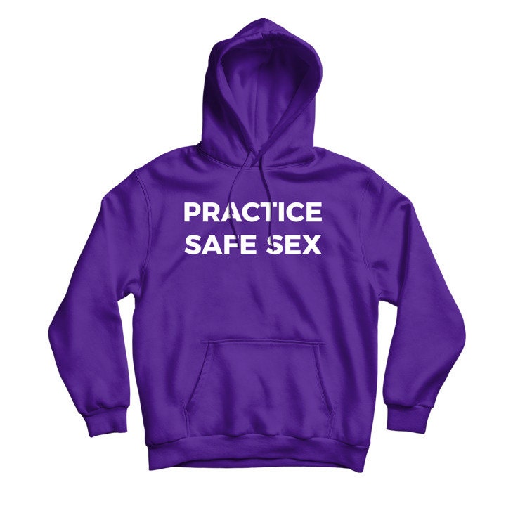 Danny Duncan Practice Safe Sex Purple Hoodie Etsy