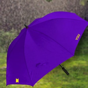 BTS umbrella Jimin edition YOU, Seven with you, Never walk alone ARMY fan made
