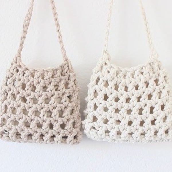 Chunky Net Shoulder Bag (PDF) Pattern