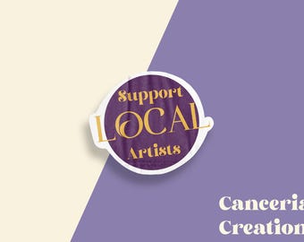 Support Local Artist Sticker