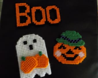 Halloween Magnets,  Plastic Canvas Magnets, Set of 3