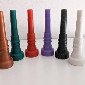 Trumpet mouthpiece, 3D printed, multiple colour avalible