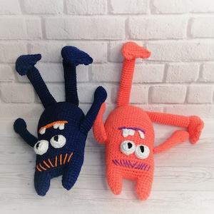 Crochet Monster Toy/Funny monster/Baby nursery decoration/Monster doll/Special gift/souvenirs from Ukraine