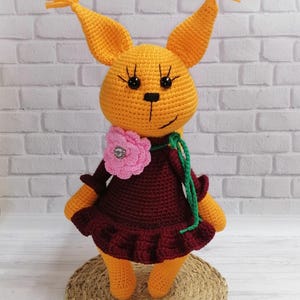 Forest squirrel, Cute handmade toy, Squirrel doll gift for a girl, Forest animals toys