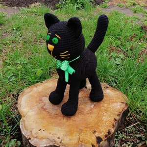 手作りの黒猫、柔らかい動物のおもちゃ、かわいい子猫、猫好きの方へのギフト