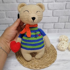 Scar Buddy, Deer ,Teddy baby, Heart surgery gift, Heart warrior plush , Hospital gifts for kids,Get Well Soon