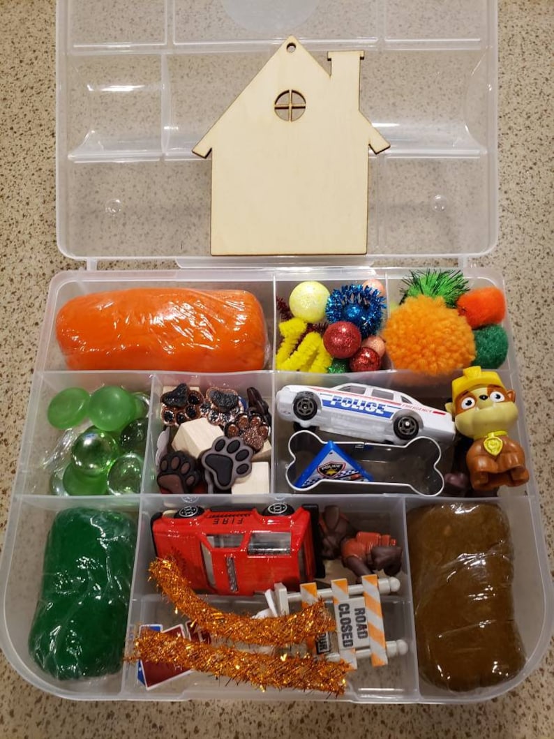 Pawpatrol Inspired Playdough Sensory Kit, Dogs, Adventure, Kids Gift