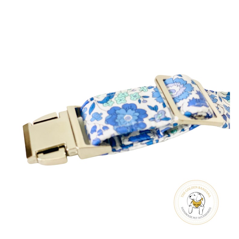Liberty of London Spring Girl Dog Collar Weather Dog Collar Puppy adjustable dog collar| pet collar |Metal buckle Small Dog Collar