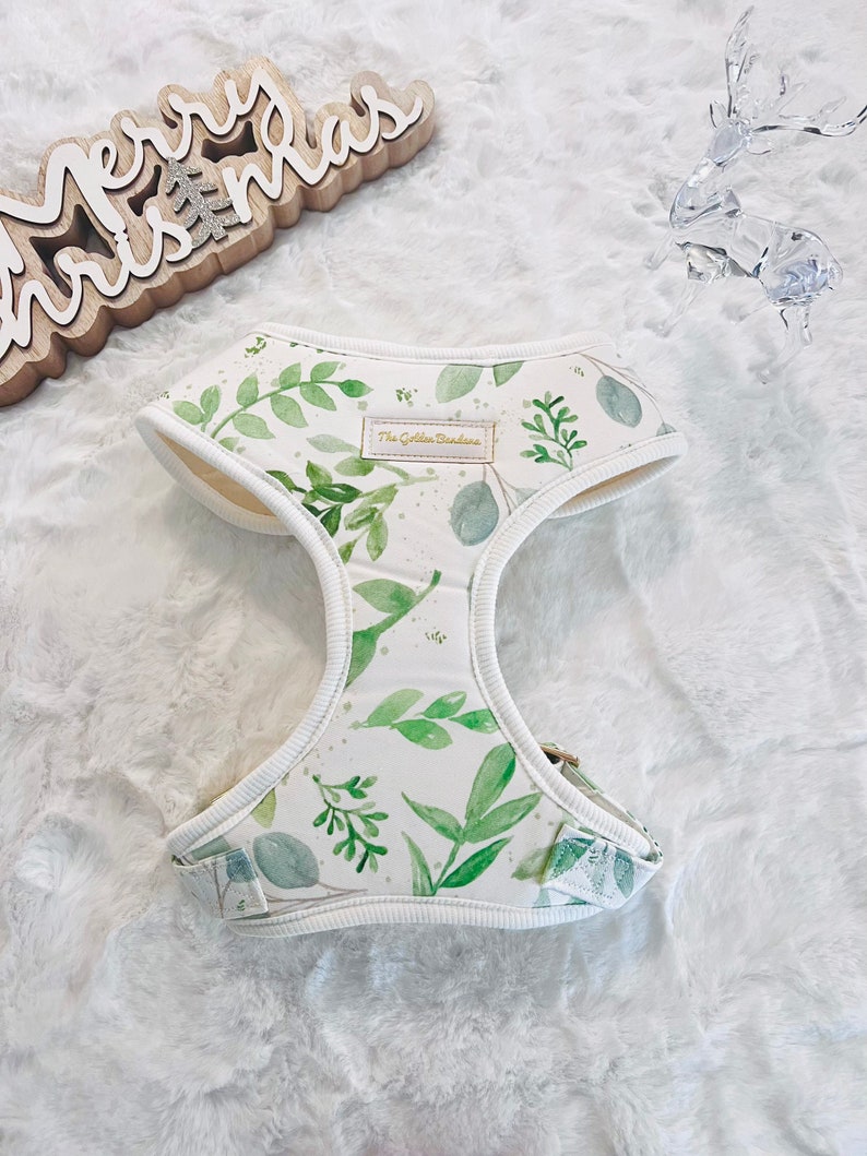 DOG ADJUSTABLE Chest HARNESS With Matching Rope Leash Walking - Etsy