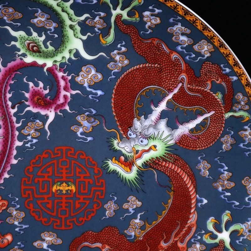 Kitchen & Dining Plates Dining & Serving meaning auspicious China