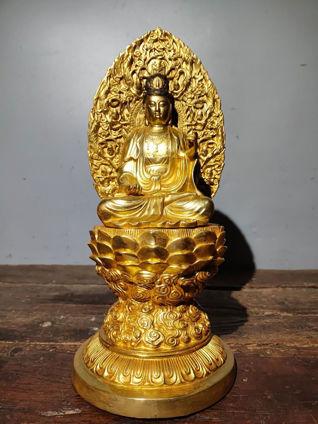 Chinese Statues Are Handcrafted and Decorated With Pure Copper Etsy