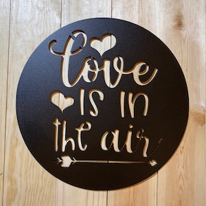 Love is in the Air Metal Wall Decor