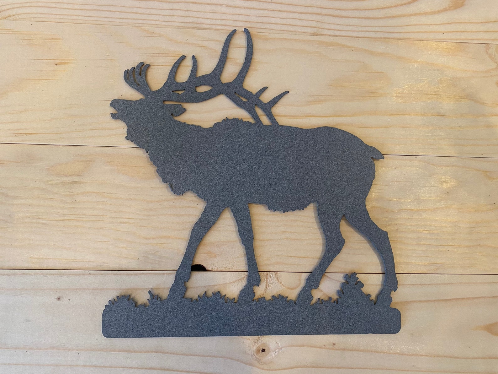 Metal Elk Wall Decor Etsy