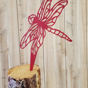 Dragonfly Garden Stake - Metal