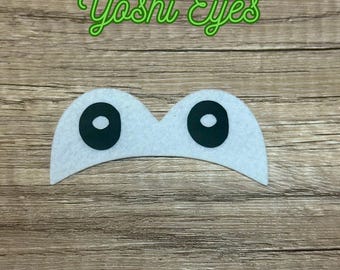 5 sets Gaming Dino Felt Eyes for Crochet Plush | Felt Eyes | Fits BardicTrinkets Gaming Dino & Fluffy Stuffies Wyo ML Pattern Pack