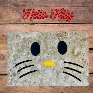 4 juegos de caras de gato kawaii de fieltro para crochet, peluches y amigurumis
