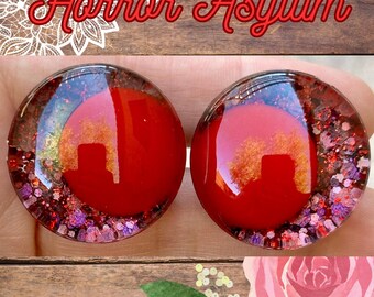 Safety Eyes, Kawaii Sinker Style, Horror Asylum Colorway, Plush Eyes 20mm to 35mm