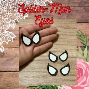 Felt Eyes for Flying Superhero Crochet Amigurumi, Superhero crochet pattern ac, cartoon character crochet, superhero crochet, set of 5 eyes