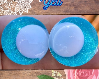 Safety Eyes, Kawaii Sinker Style, Yeti Colorway, Plush Eyes 16mm to 35mm
