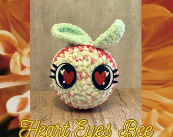 Crochet Bee Plush Toy, Handmade stuffed toy, crochet bee plushie, bee toy, soft toy, bee plush toy, handmade stuffed animal, cute bee plush