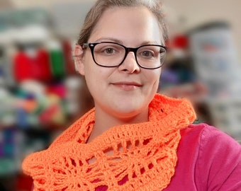 Crochet Spiderweb Cowl Pattern