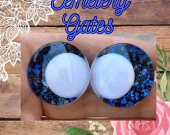 Ojos de seguridad Kawaii offset pintados a mano, puertas de cementerio, ojos de seguridad con brillantina, ojos de seguridad pintados a mano, ojos de seguridad para amigurumi, 1 juego