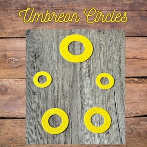 4 juegos de círculos de fieltro de zorro oscuro para manualidades de crochet, peluche y amigurumi