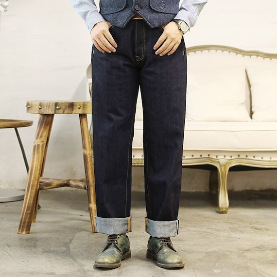 Dpan009 RED TORNADO Japan Imported 12oz Selvedge Denim Jeans - Etsy
