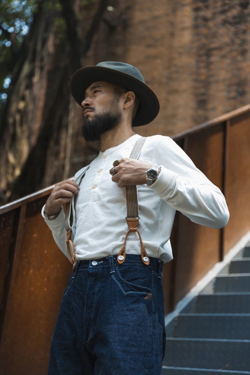 Tsh002 BRONSON Henley Shirt OLD TIME 