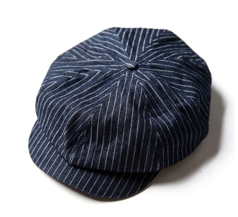 Brown Sepia Mens Womens Linen Plain Flat Newsboy Hat Cap