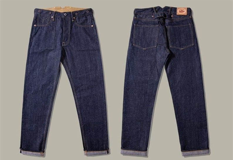 Dpan007 RED TORNADO Tapered Jeans Vintage Men's Selvedge Etsy