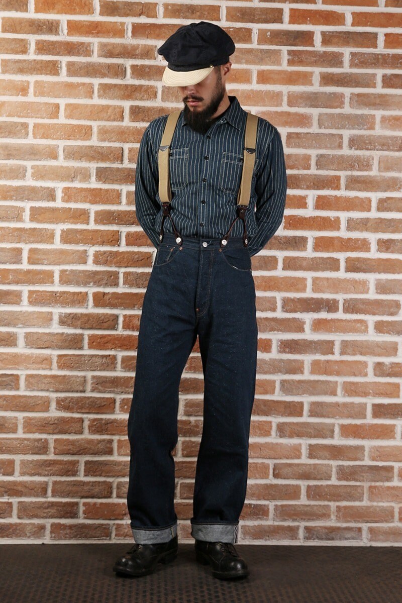 Shi002 NON STOCK Wabash Stripe Work Shirt Vintage Denim Vent - Etsy