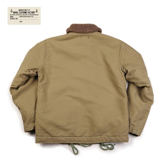Jac001 NON STOCK Khaki N-1 Deck Jacket Vintage Navy Military - Etsy