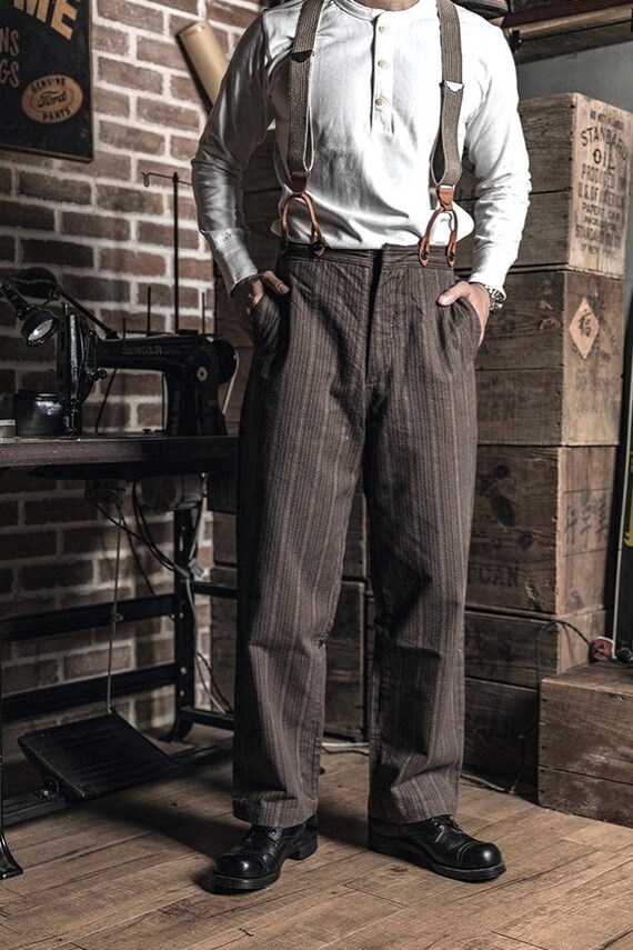 Pan016 BRONSON 1920s Pinstripes Working 