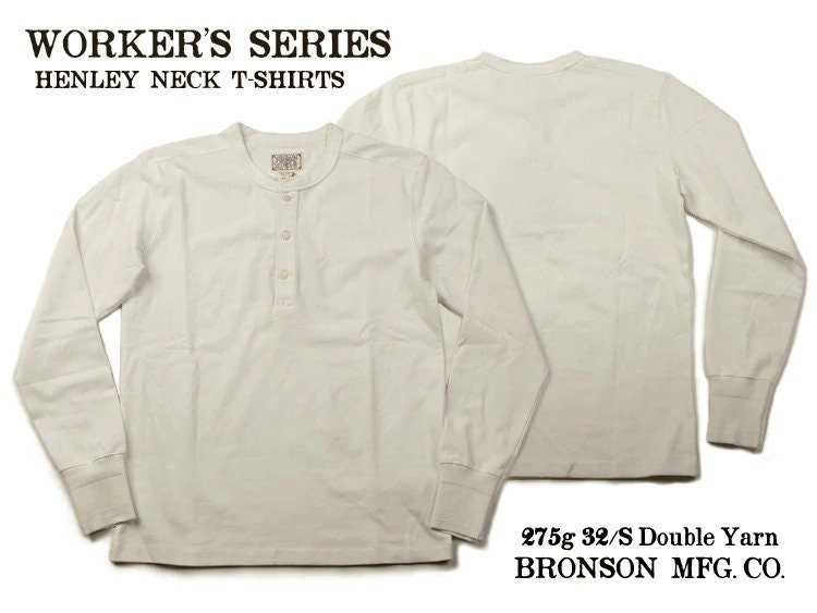 Tsh002 BRONSON Henley Shirt OLD TIME 